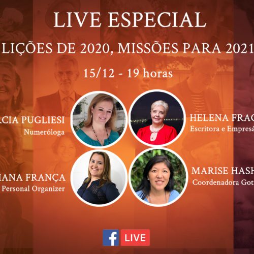 Live especial: lições de 2020, missões para 2021