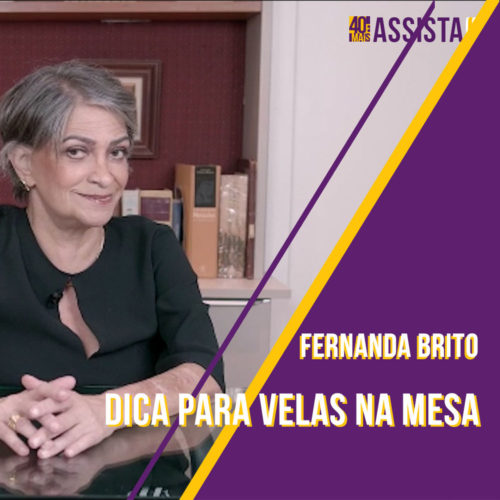 Dica para velas na mesa